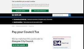
							         Pay your Council Tax - GOV.UK								  
							    