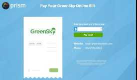 
							         Pay Your GreenSky Online Bill • Prism								  
							    
