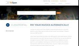 
							         Pay Your Invoice Automatically | TelSpan								  
							    