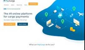 
							         PayCargo - Making online freight payments fast, easy and secure								  
							    