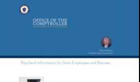 
							         Paychecks - State Employees | Comptroller of the Commonwealth of MA								  
							    