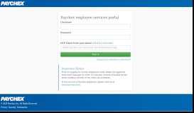 
							         Paychex employee services portal								  
							    