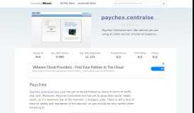 
							         Paychex.centralservers.com website. Paychex.								  
							    