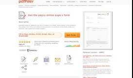 
							         Payco Online Expe S - Fill Online, Printable, Fillable, Blank | PDFfiller								  
							    