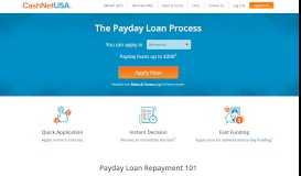 
							         Payday Loan Repayment Options at CashNetUSA								  
							    