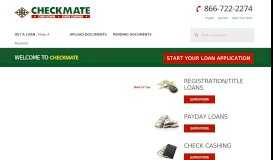 
							         Payday Loans - Checkmate Cash Advance Loans								  
							    