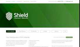 
							         PAYE Umbrella - Shield Contract Services								  
							    