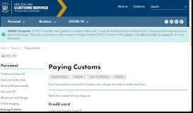 
							         Paying Customs - NZ Customs								  
							    