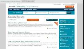 
							         Paying for your care - Search Results | Walsall Community Living ...								  
							    