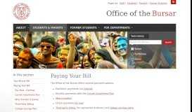 
							         Paying Your Bill | Cornell University Division of Financial Affairs								  
							    