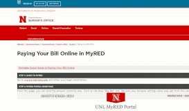 
							         Paying Your Bill Online in MyRED | Bursar's Office | Nebraska								  
							    