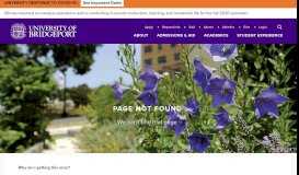 
							         Paying Your Bill | University of Bridgeport								  
							    