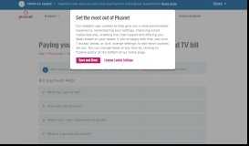 
							         Paying your Plusnet broadband, home phone and TV bill | Help ...								  
							    