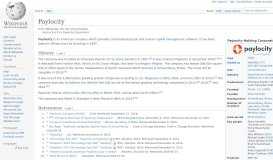 
							         Paylocity Corporation - Wikipedia								  
							    