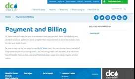 
							         Payment and Billing | DCWater.com								  
							    