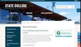 
							         Payment Center | Borough of State College Government								  
							    