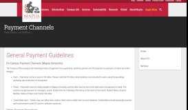 
							         Payment Channels - TO | Mapúa University								  
							    