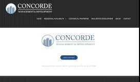 
							         Payment | Concorde Management & Development, LLC								  
							    