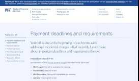 
							         Payment deadlines and requirements | MIT Student Financial ...								  
							    