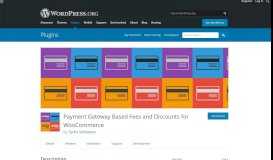 
							         Payment Gateway Based Fees and Discounts for WooCommerce ...								  
							    