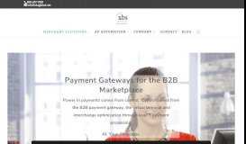 
							         Payment Gateway choices for B2B Merchants|Lower interchange fees.								  
							    