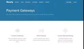 
							         Payment Gateway Designed for Recurring Billing | Recurly								  
							    