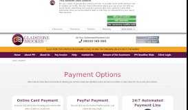
							         Payment - Gladstone Brookes								  
							    