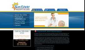 
							         Payment & Insurance - Sunflower Prompt Care - Walk In Medical ...								  
							    