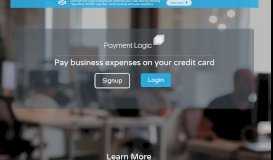 
							         Payment Logic | Pay business expenses on your credit card								  
							    
