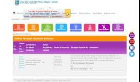 
							         Payment Online Gateway - Uttar Haryana Bijli Vitran Nigam(UHBVN)								  
							    
