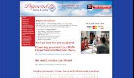 
							         Payment Options - Dymond Heating & Cooling								  
							    