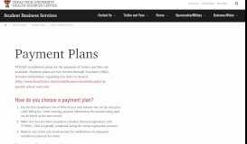 
							         Payment Plans - TTUHSC - Texas Tech University Health Sciences ...								  
							    