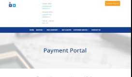 
							         Payment Portal | Allen & Smith Insurance Agency								  
							    