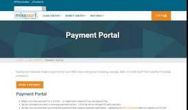 
							         Payment Portal - Missouri Credit Union								  
							    