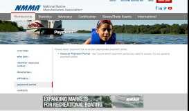 
							         Payment Portal - National Marine Manufacturers Association								  
							    