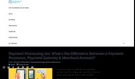 
							         Payment Processing 101: Payment Processor, Payment Gateway ...								  
							    