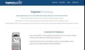 
							         Payment Processing - Capital Bankcard South								  
							    