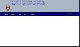 
							         Payment Status - Obafemi Awolowo University								  
							    