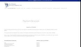 
							         Payment Structure - City of Newport Swimming Club								  
							    