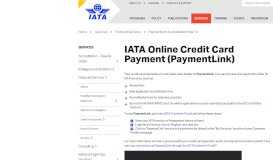 
							         PaymentLink - IATA								  
							    