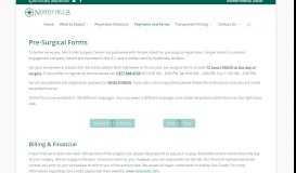 
							         Payments and Forms - North Hills Surgery Center								  
							    