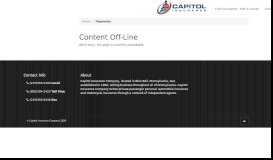 
							         Payments - Capitol Insurance Company								  
							    