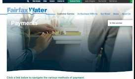 
							         Payments | Fairfax Water								  
							    