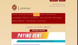 
							         Payments - Lorenzo								  
							    