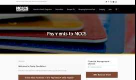 
							         Payments to MCCS — MCCS Camp Pendleton								  
							    