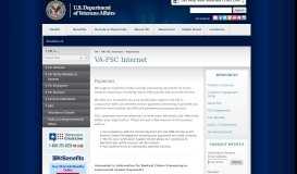 
							         Payments - VA-FSC Internet								  
							    