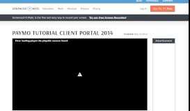 
							         PAYMO TUTORIAL CLIENT PORTAL 2014 - Screencast-O-Matic								  
							    