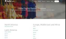 
							         PayPal Global Partner Programs - Programs by Region								  
							    