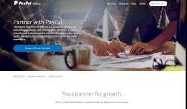 
							         PayPal Partner Program | PayPal Australia								  
							    
