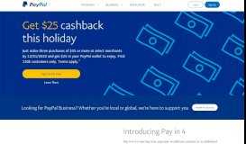 
							         PayPal: Send Money, Pay Online or Set Up a Merchant Account								  
							    